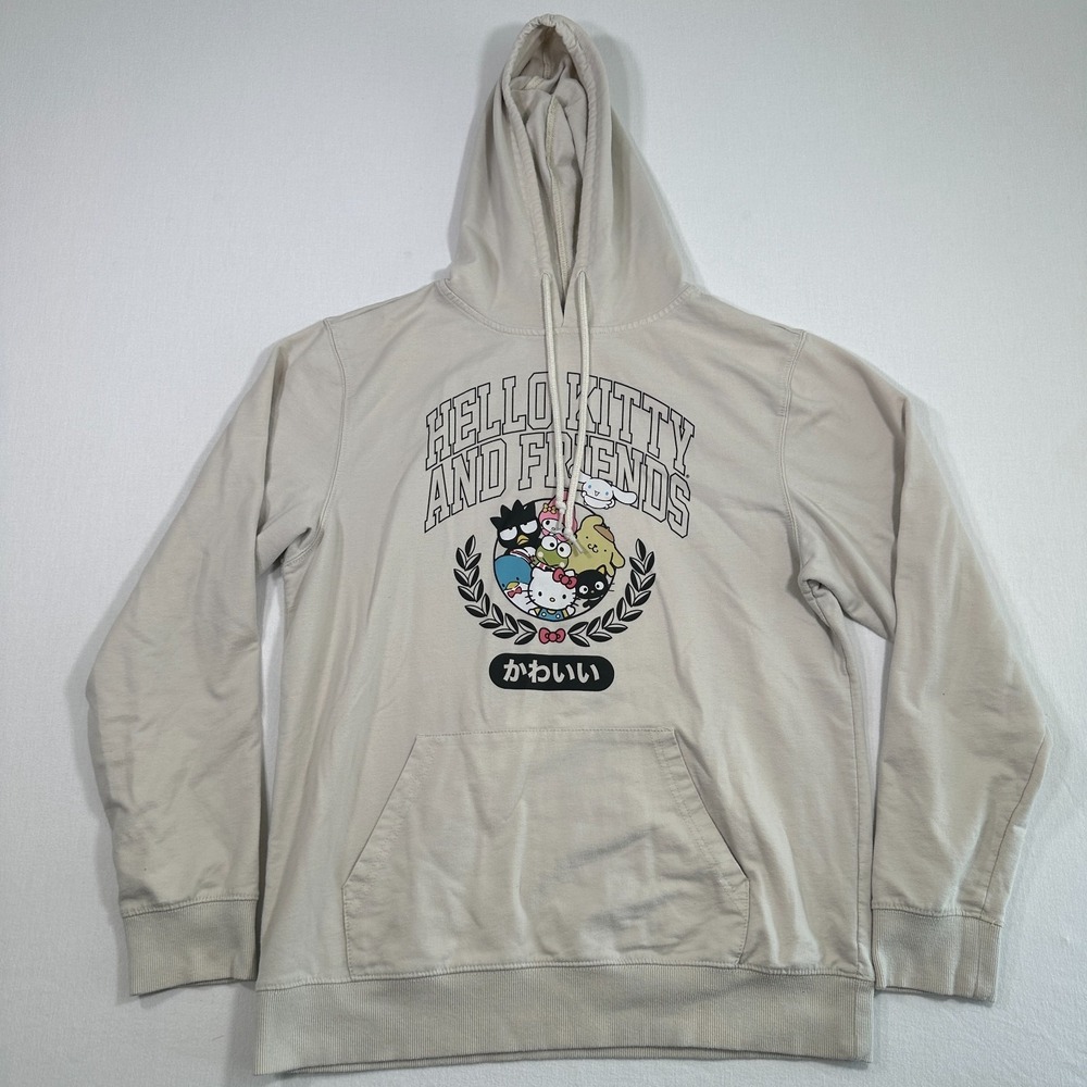 Sanrio Hello Kitty and Friends Pullover Hoodie Hooded Sweatshirt Size L Womens